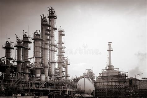 Industrial Plant Stock Image Image Of Monotone Global 118504005