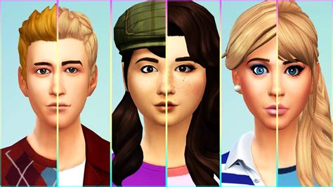 The Sims 4 Townie Makeover The Bffs Cc List Youtube