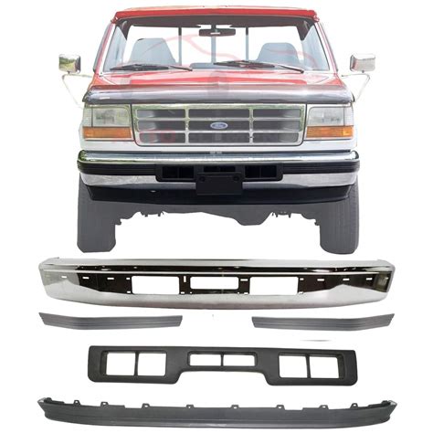 Buy New Front Bumper Chrome With Molding Holes Lower Panel Valance