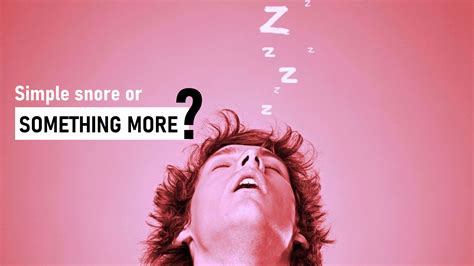 Simple Snore Or Something More Sleep Apnea May Be
