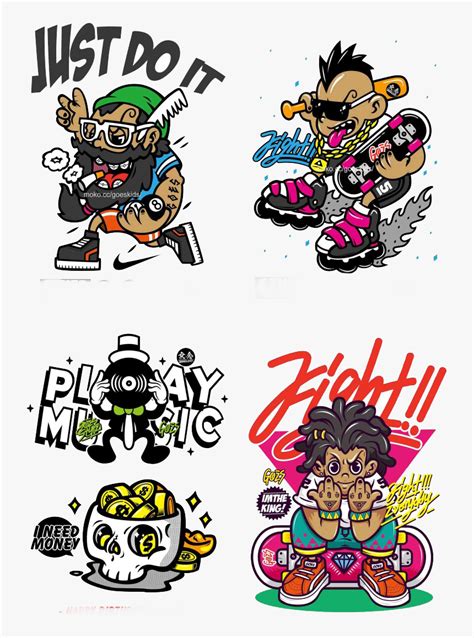Drawn Graffiti Swag Cartoon Characters Graffiti Hd Png Download