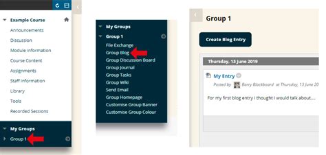 Blackboard Creating Blogs Elearning Support And Resources