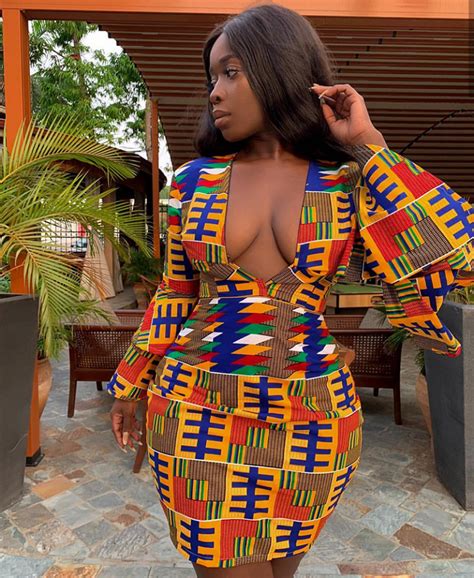 Kente Print Is Trending Again Thanks To The Power Of Cleavage And Low