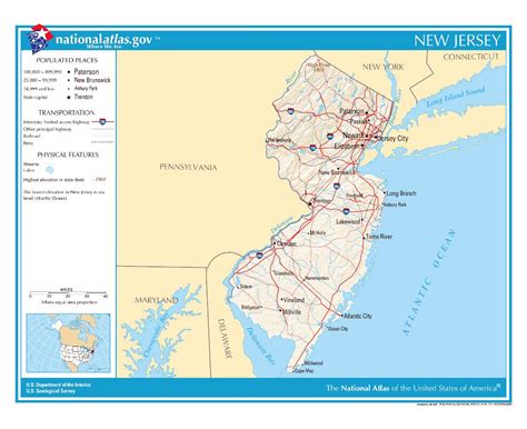 Maps Of New Jersey Collection Of Maps Of New Jersey