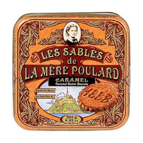 La Mere Poulard French Caramel Sable Cookies 88 Oz 250 G