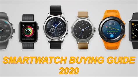 Smartwatch Buying Guide 2020 How To Pick Up The Best To Suit Your