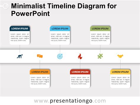 Multinode Simple Powerpoint Timeline Template Riset