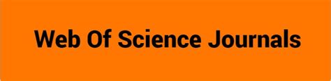 Web Of Science Journals