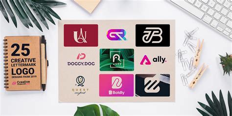 25 Incredibly Creative Lettermark Logo Designs From 2019