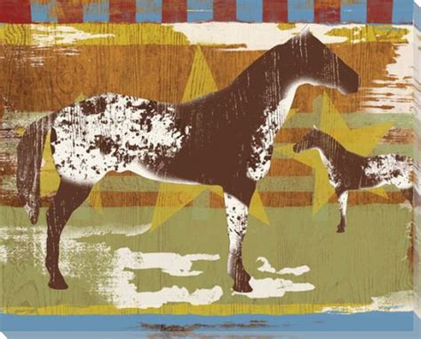 State Fair Horses Wrapped Canvas Giclee Print Wall Art Wall Decor