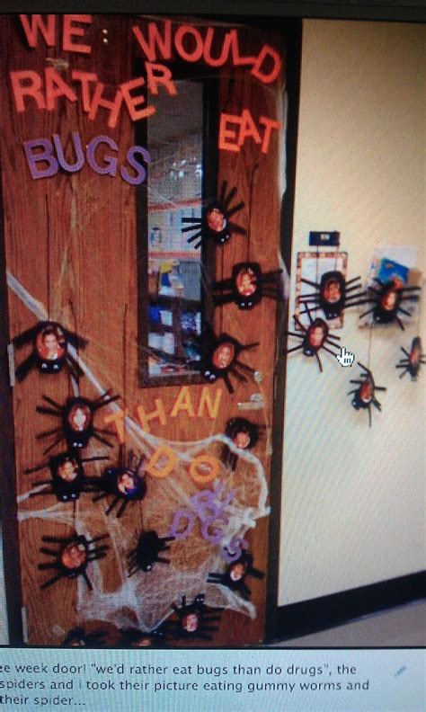 Live your life drug free. door idea for drug safety | Red ribbon week, Door ...