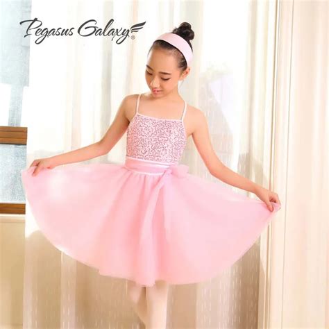 Roupa De Bailarina Sequin Dress Girls Stage Performance Dance Costumes