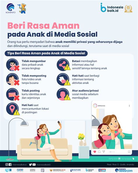 beri rasa aman pada anak di media sosial indonesia baik