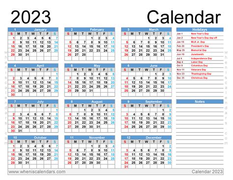 Template Calendar 2023 Excel Mobila Bucatarie 2023