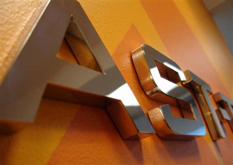 Fabricated Stainless Steel Letters Impact Signs