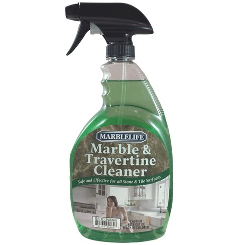 The only challenge is finding a store that carries it. MARBLELIFE® Marble & Travertine InterCare Cleaner 32oz ...