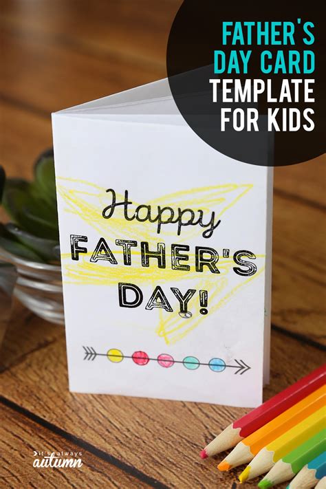 Celebrate father's day by showing gratitude and love for your father who is also a hero, guide and friend. Adorable printable Father's Day card for kids to color ...