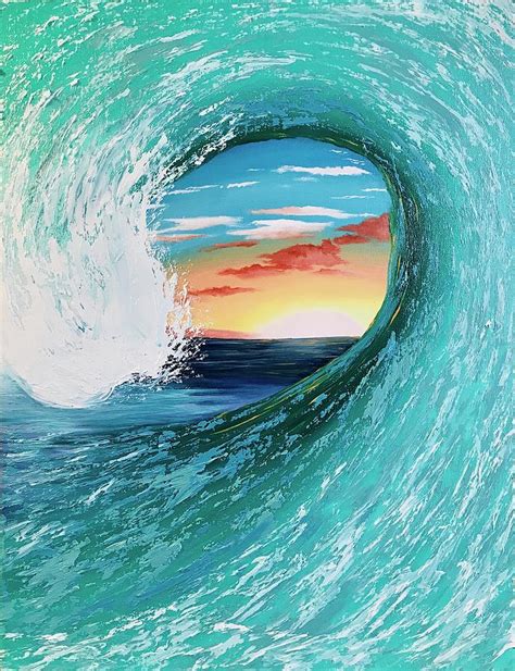 Wave Barrel Painting