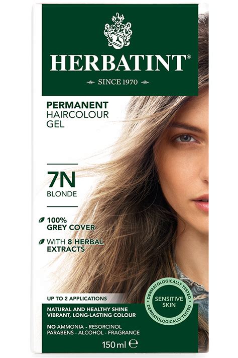 Ready to take your dyed hair to the next level? Herbatint Permanent Hair Dye - 7N Blonde - 150ml - Herbatint