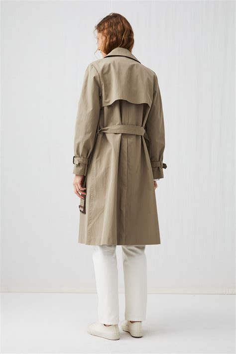 Twill Trench Coat Beige Jackets And Coats Arket Trenchcoat Rockar