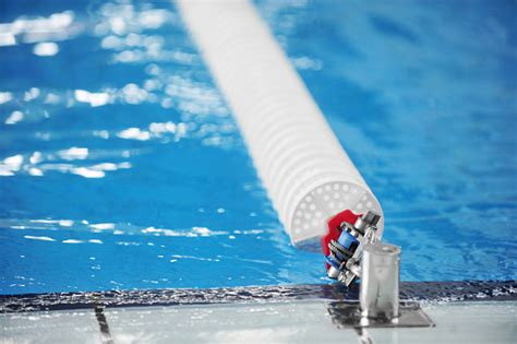 Olympic Swimming Pool Lane Divider Stock Photo Download Image Now