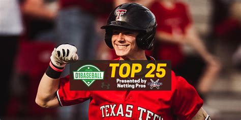d1baseball top 25 rankings fgcu texas tech enter rankings d1baseball