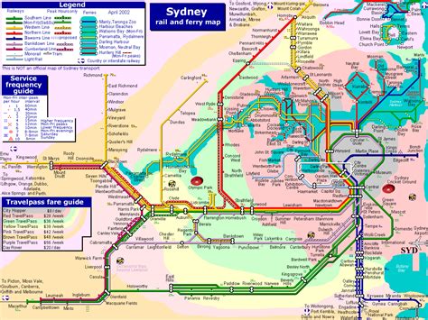 Sydney Subway Map