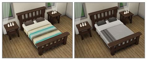 Single Mission Bed Recolors The Sims 4 Catalog