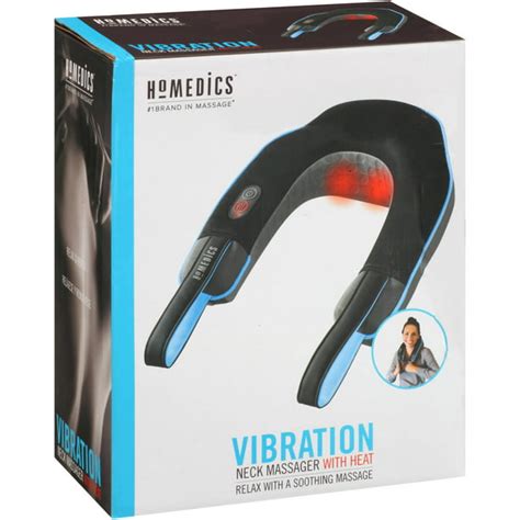 homedics vibration neck massager with heat