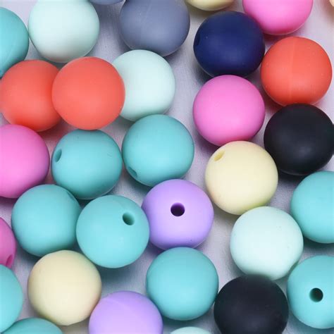 12mm Round Bulk Silicone Teething Beads Bulk Silicone Beads Wholesale