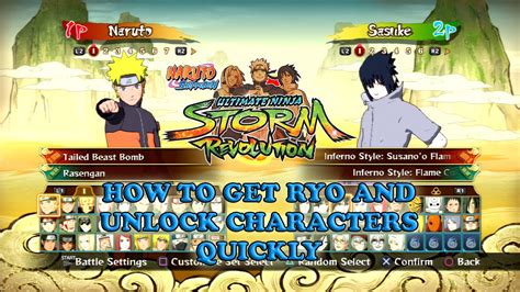 Fastest Way To Unlock All Characters Naruto Shippuden Ultimate Ninja