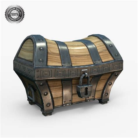 treasure chest 3d ma | Treasure chest, Antique chest, Box chest