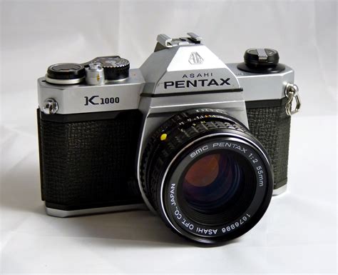 Vintage Asahi Pentax K1000 35mm Slr Camera By Helloitsvintage