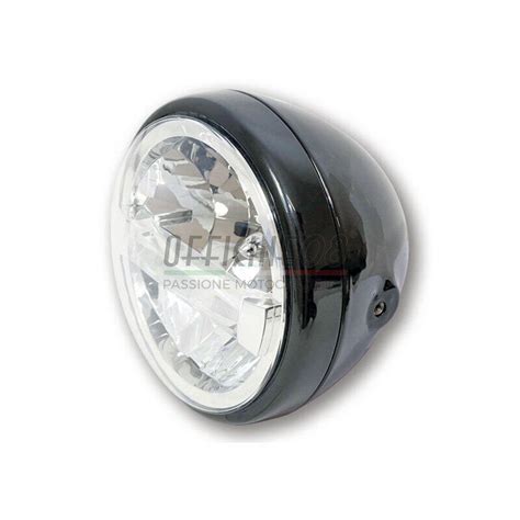 Full Led Headlight 7 Highsider Reno Type4 Black Polish