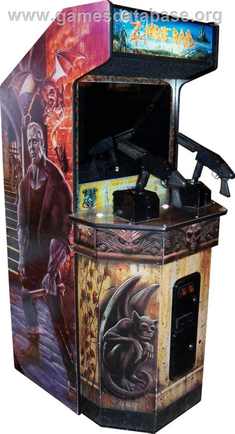 Zombie Raid Arcade Artwork Cabinet