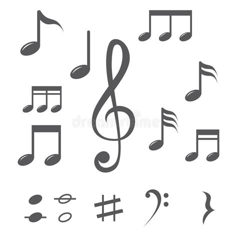 Music Note Icon Stock Vector Illustration Of Clipart 155279195