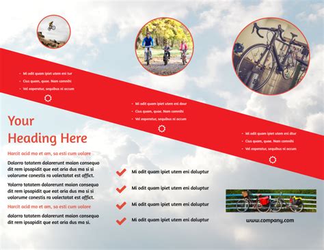 Bike Shop Brochure Template Mycreativeshop