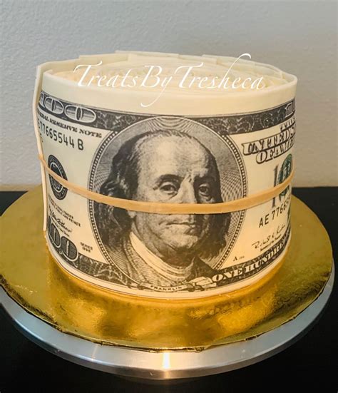 Money Theme Party Dollar Bill Cake Money Cake Edible Images