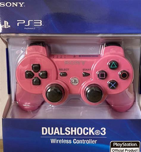 Sony Dualshock 3 Wireless Ps3 Controller Official Sony Gamepad Pink