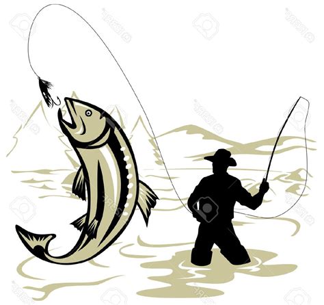 Fly Fishing Pictures Clip Art Fishing Clipart Cliparts Library Clip