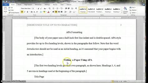 Headings help guide your reader through your papers. APA Headings and Subheadings - YouTube