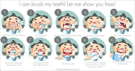 The Best Printables On Steps To Brushing Teeth For Kids