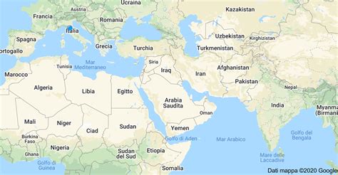 Cartina Geografica Del Medio Oriente