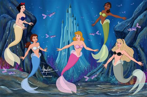 New Mermaid Princesses By Fernl On Deviantart