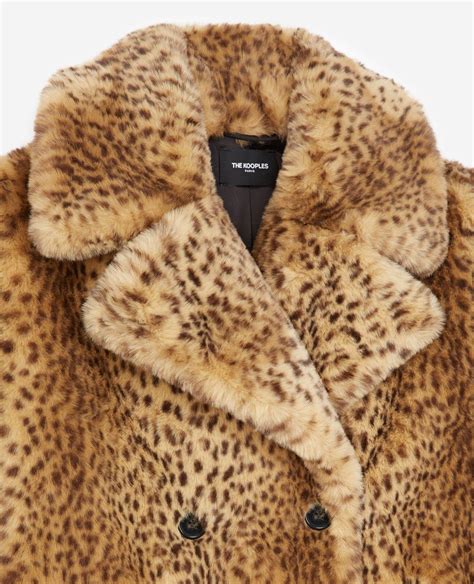 The Kooples Long Leopard Print Faux Fur Coat Lyst