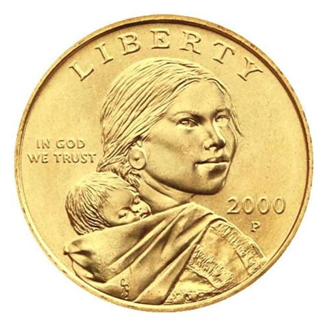 Very Rare 2000 P Sacagawea Golden Dollar Goodacre Etsy