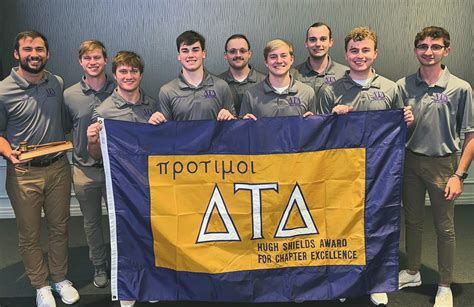 Unks Delta Tau Delta Fraternity Recognized As Top Chapter Unk News
