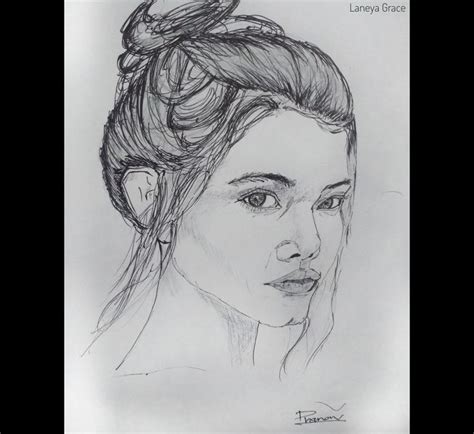 Laneya Grace Portrait Art Pencil Drawing Black And White Art Pencil Pencil Drawings Drawings