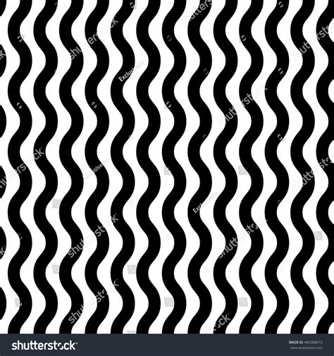 Repeatable Wavy Zigzag Vertical Lines Seamless Royalty Free Stock