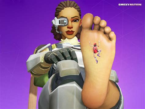 Fortnite Battle Royale Steelsight Barefoot Giantess Crush Fortnite Crushes Paw Print Tattoo